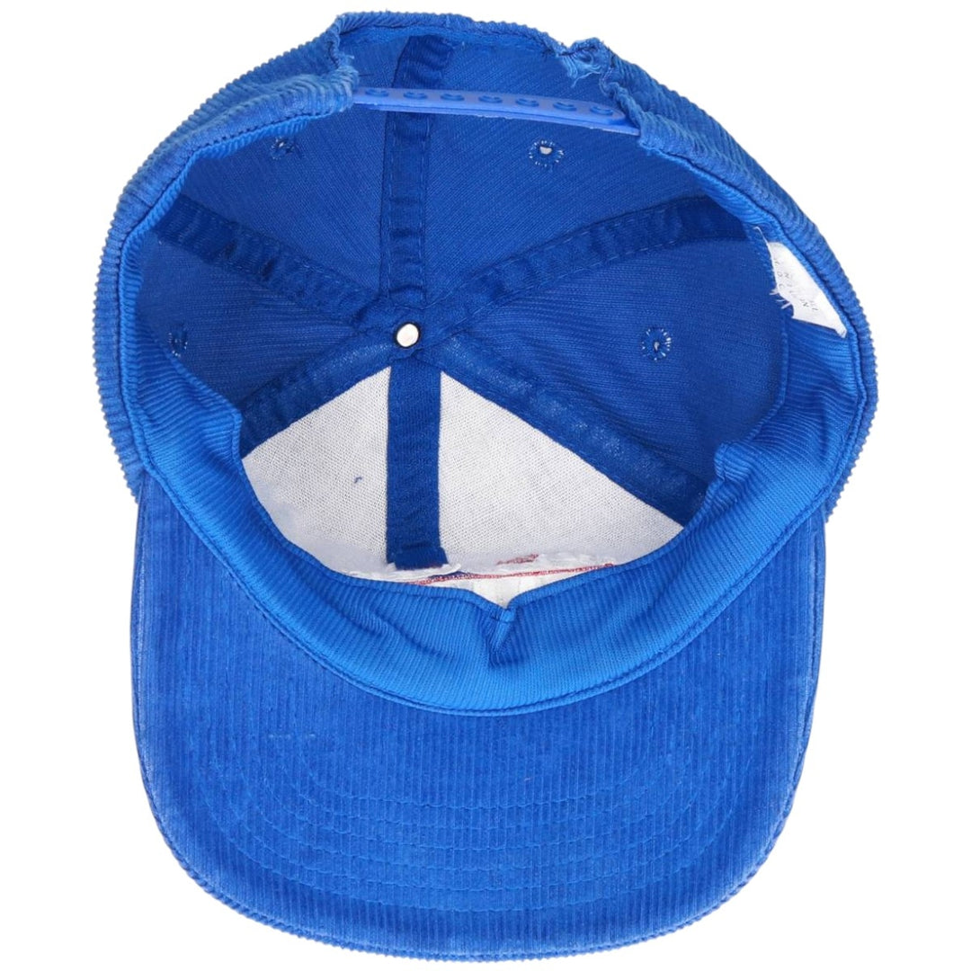 90'S GOODWILL GAMES Corduroy Cap, One Size Fits All, Vintage cotton blue type Vintage Second Hand