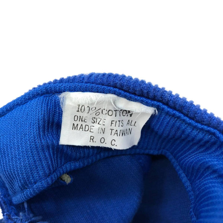 90'S GOODWILL GAMES Corduroy Cap, One Size Fits All, Vintage cotton blue type Vintage Second Hand