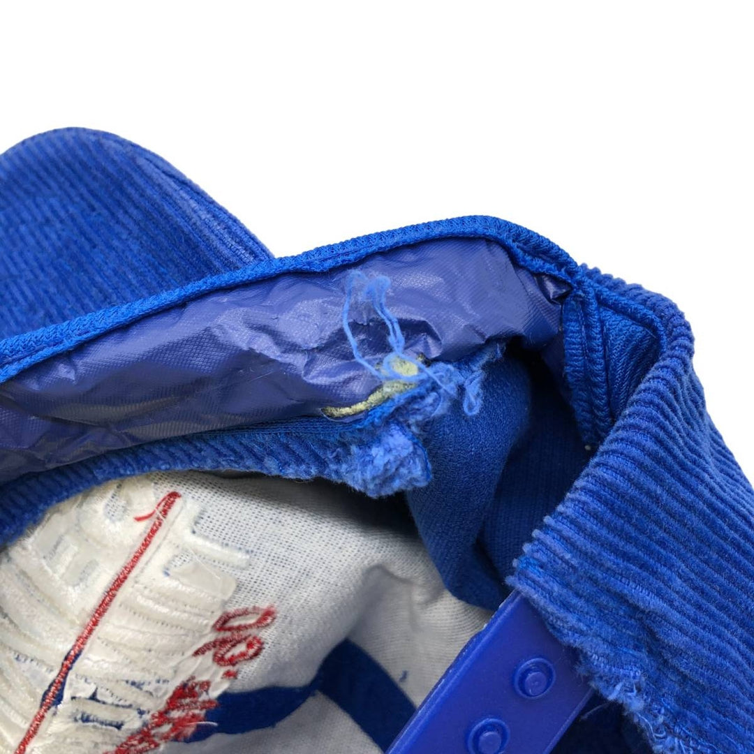 90'S GOODWILL GAMES Corduroy Cap, One Size Fits All, Vintage cotton blue type Vintage Second Hand