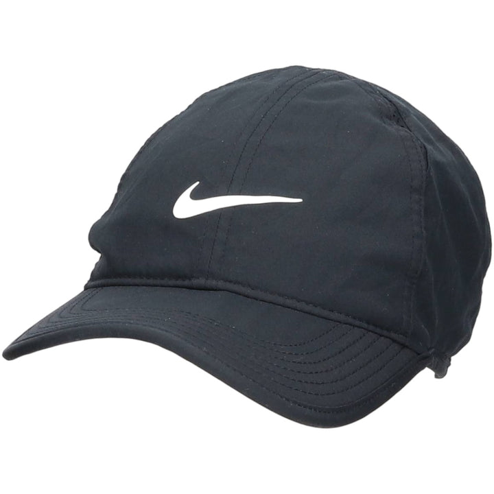 Nike Featherlight Baseball Cap, 6-Panel, One Size Fits Most polyester black type Vintage Second Hand