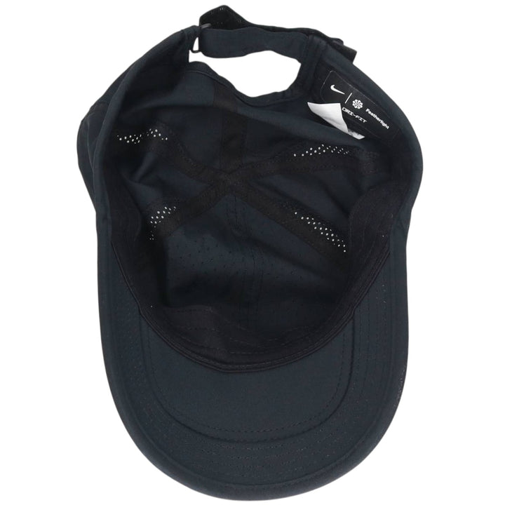 Nike Featherlight Baseball Cap, 6-Panel, One Size Fits Most polyester black type Vintage Second Hand