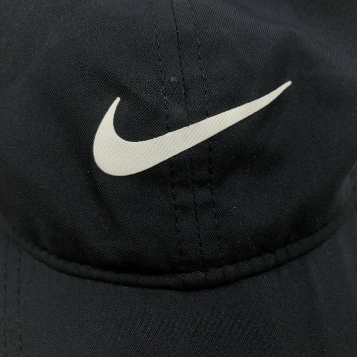 Nike Featherlight Baseball Cap, 6-Panel, One Size Fits Most polyester black type Vintage Second Hand