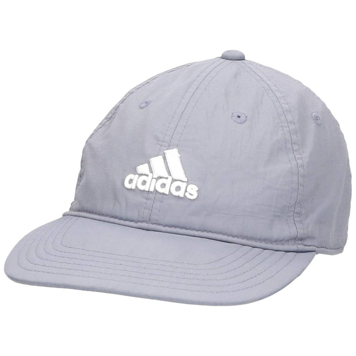 Adidas 6-Panel Baseball Cap, One Size Fits Most polyester gray type Vintage Second Hand