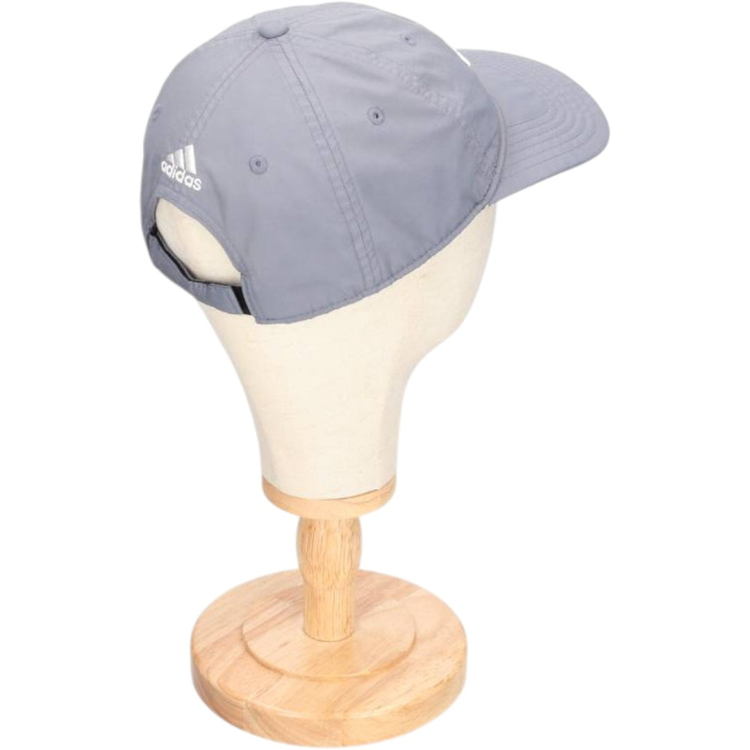Adidas 6-Panel Baseball Cap, One Size Fits Most polyester gray type Vintage Second Hand