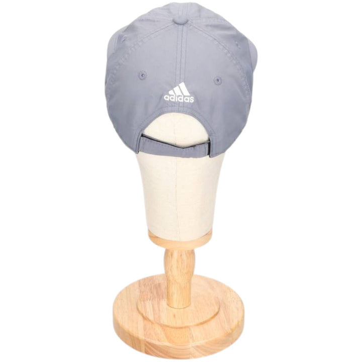 Adidas 6-Panel Baseball Cap, One Size Fits Most polyester gray type Vintage Second Hand
