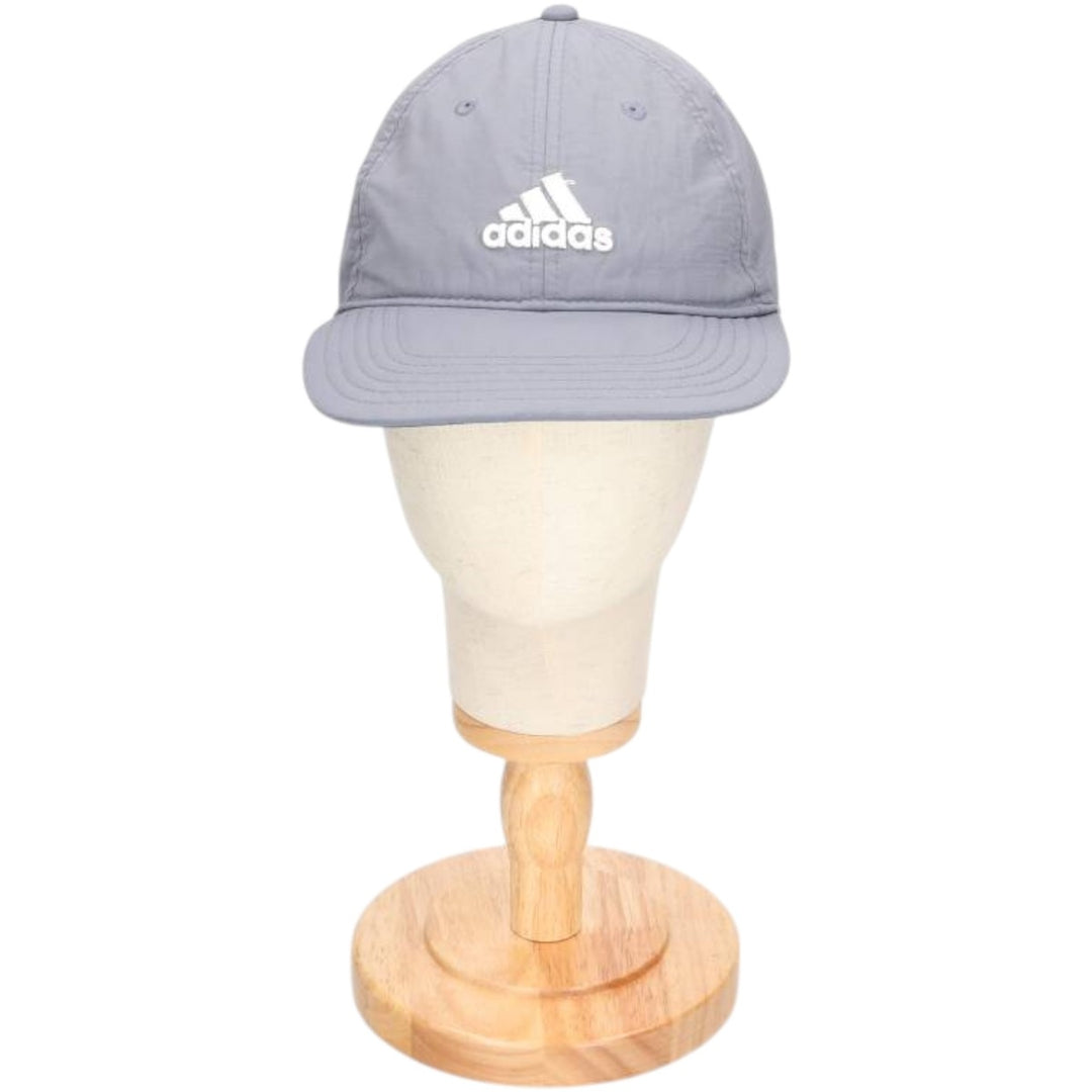 Adidas 6-Panel Baseball Cap, One Size Fits Most polyester gray type Vintage Second Hand