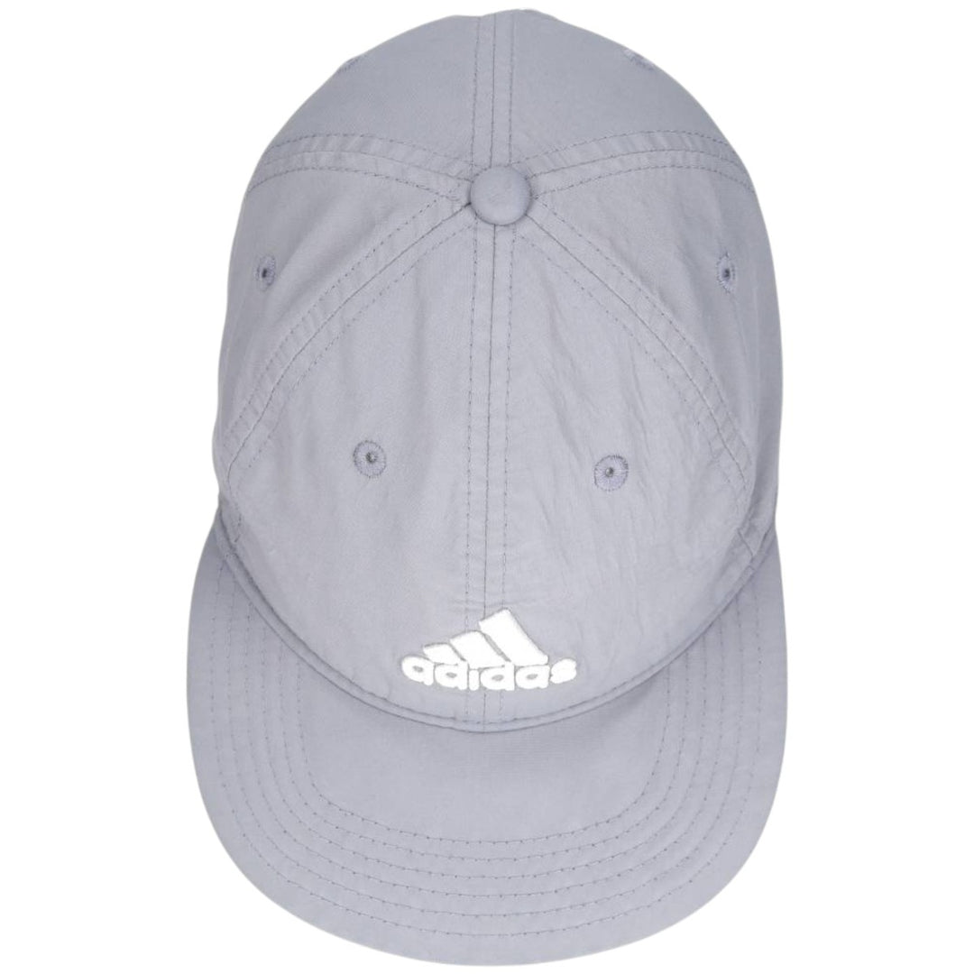 Adidas 6-Panel Baseball Cap, One Size Fits Most polyester gray type Vintage Second Hand