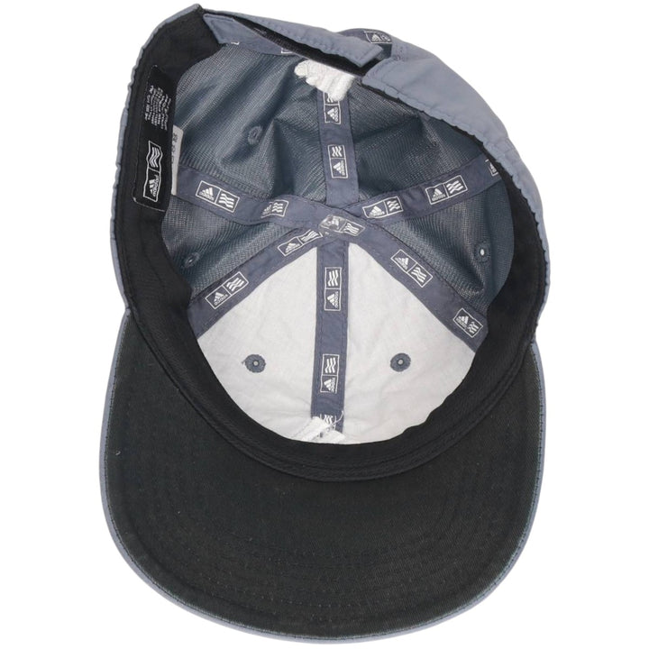 Adidas 6-Panel Baseball Cap, One Size Fits Most polyester gray type Vintage Second Hand