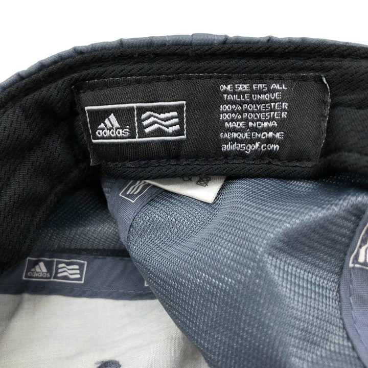 Adidas 6-Panel Baseball Cap, One Size Fits Most polyester gray type Vintage Second Hand