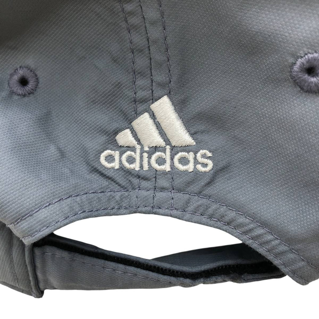 Adidas 6-Panel Baseball Cap, One Size Fits Most polyester gray type Vintage Second Hand