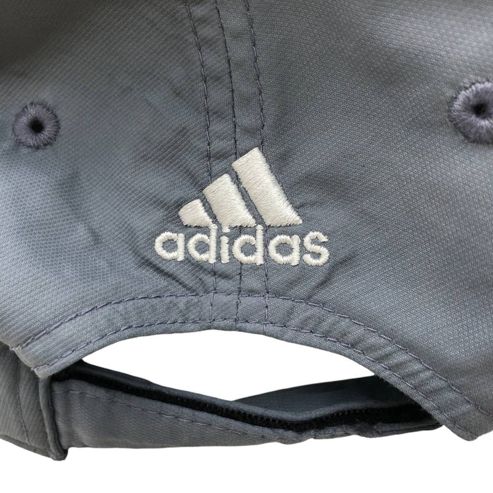 Adidas 6-Panel Baseball Cap, One Size Fits Most polyester gray type Vintage Second Hand
