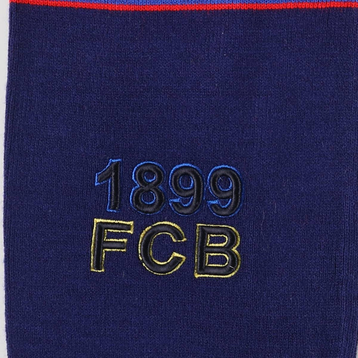 LA LIGA FC BARCELONA Soccer Acrylic Scarf acrylic navy blue type Vintage Second Hand