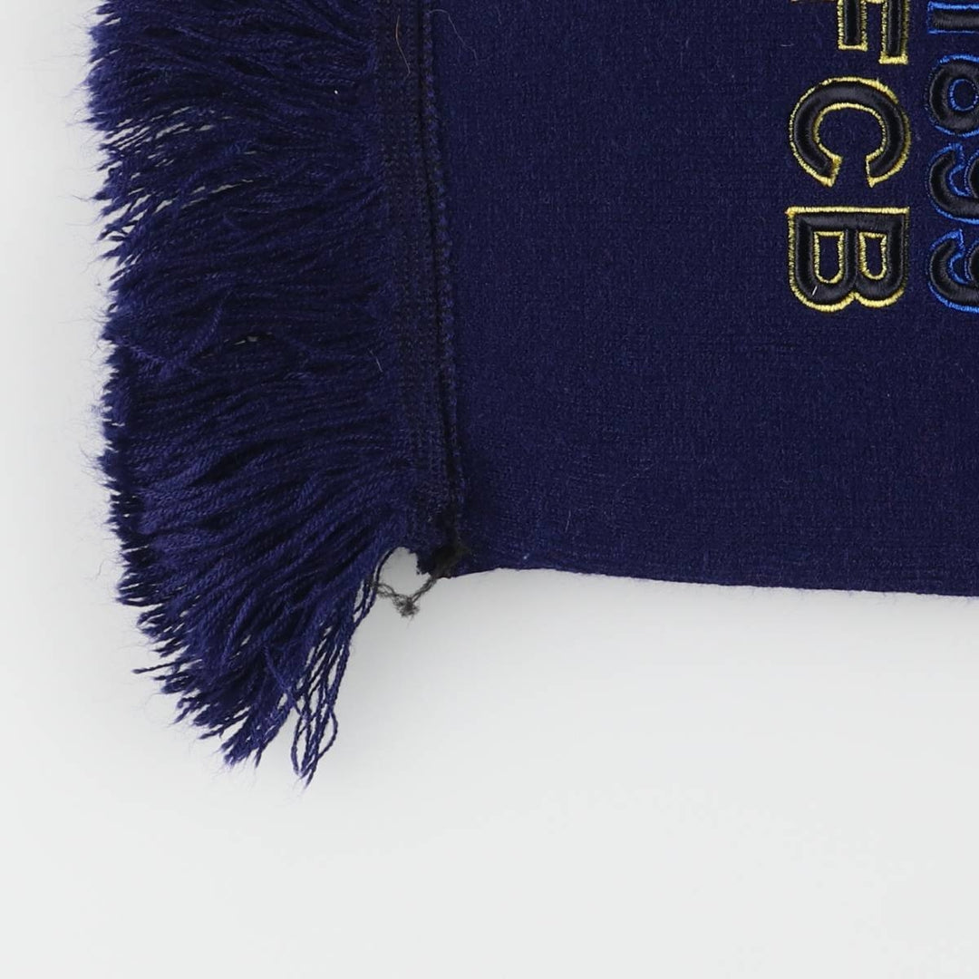 LA LIGA FC BARCELONA Soccer Acrylic Scarf acrylic navy blue type Vintage Second Hand