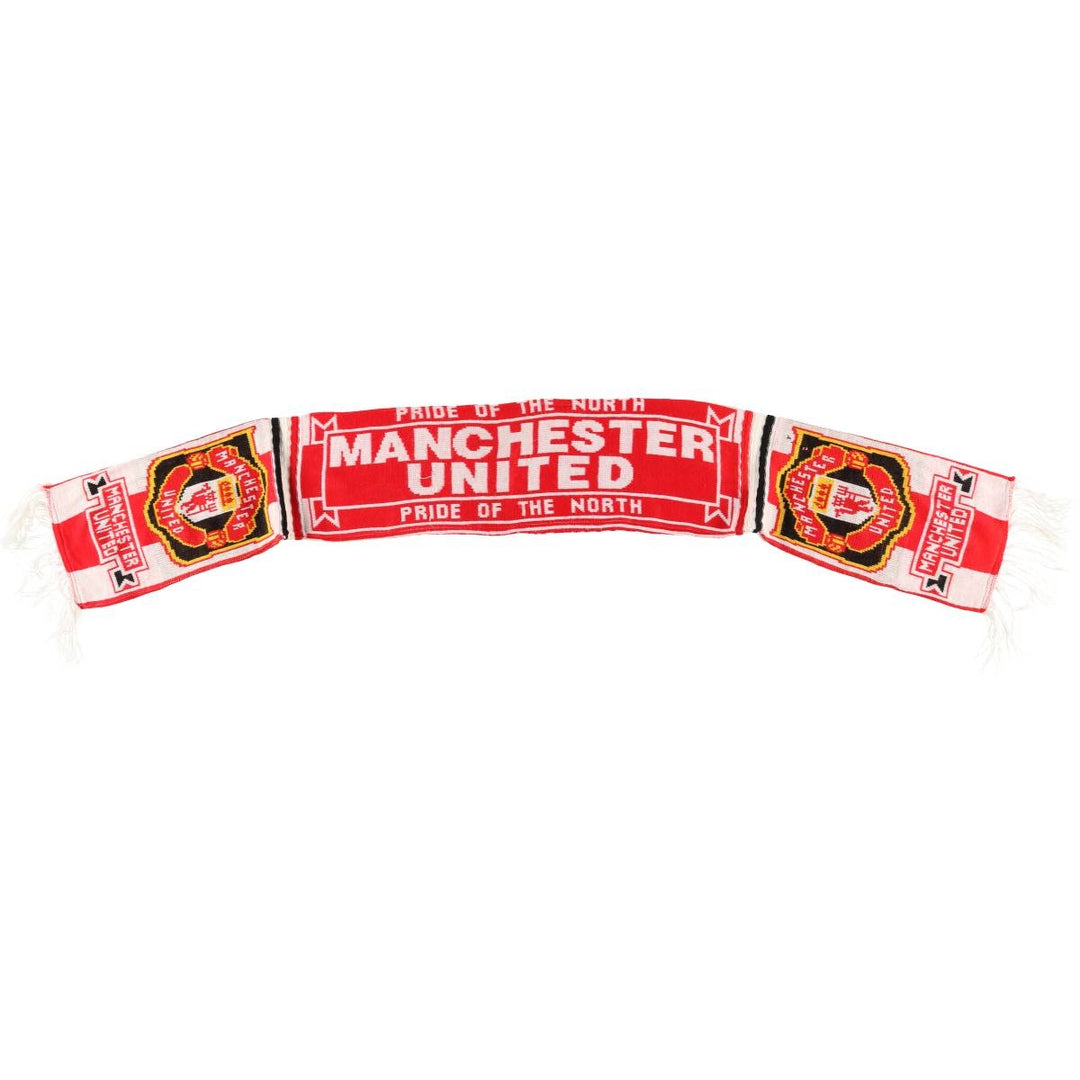 PREMIER LEAGE Premier League MANCHESTER UNITED FC Manchester United Soccer Scarf unclear red type Vintage Second Hand