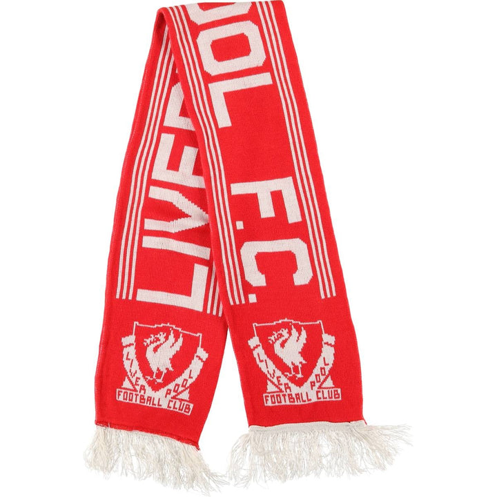 PREMIER LEAGE Premier League LIVERPOOL FC Liverpool Soccer Scarf unclear red type Vintage Second Hand