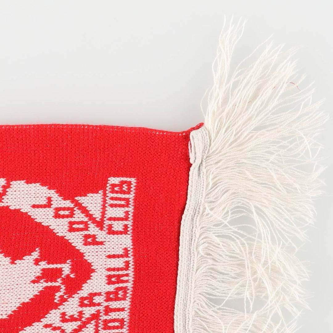 PREMIER LEAGE Premier League LIVERPOOL FC Liverpool Soccer Scarf unclear red type Vintage Second Hand