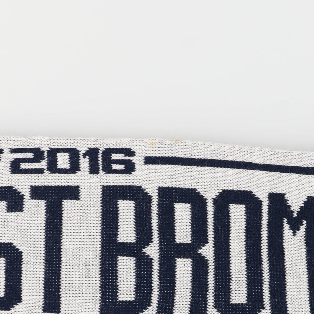 Manchester United West Bromwich Albion FC Soccer Scarf unclear red type Vintage Second Hand