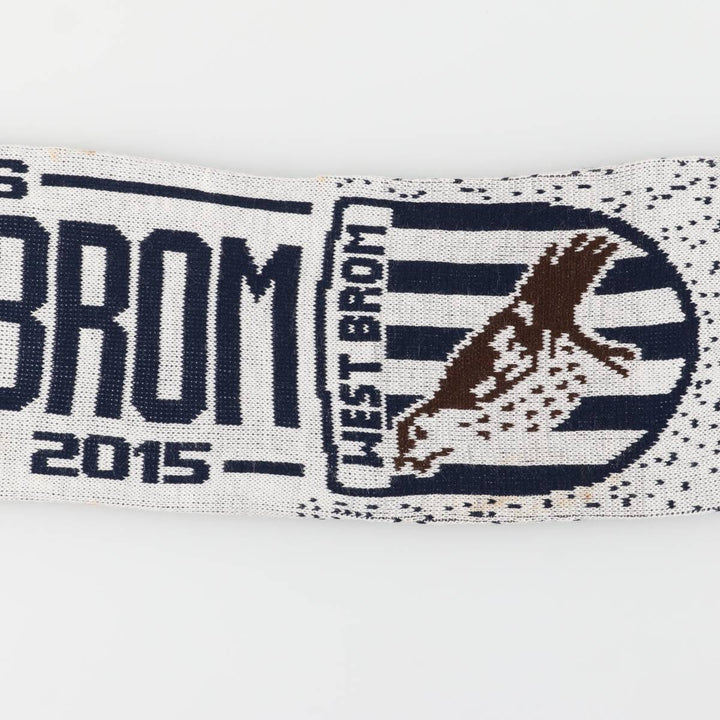 Manchester United West Bromwich Albion FC Soccer Scarf unclear red type Vintage Second Hand