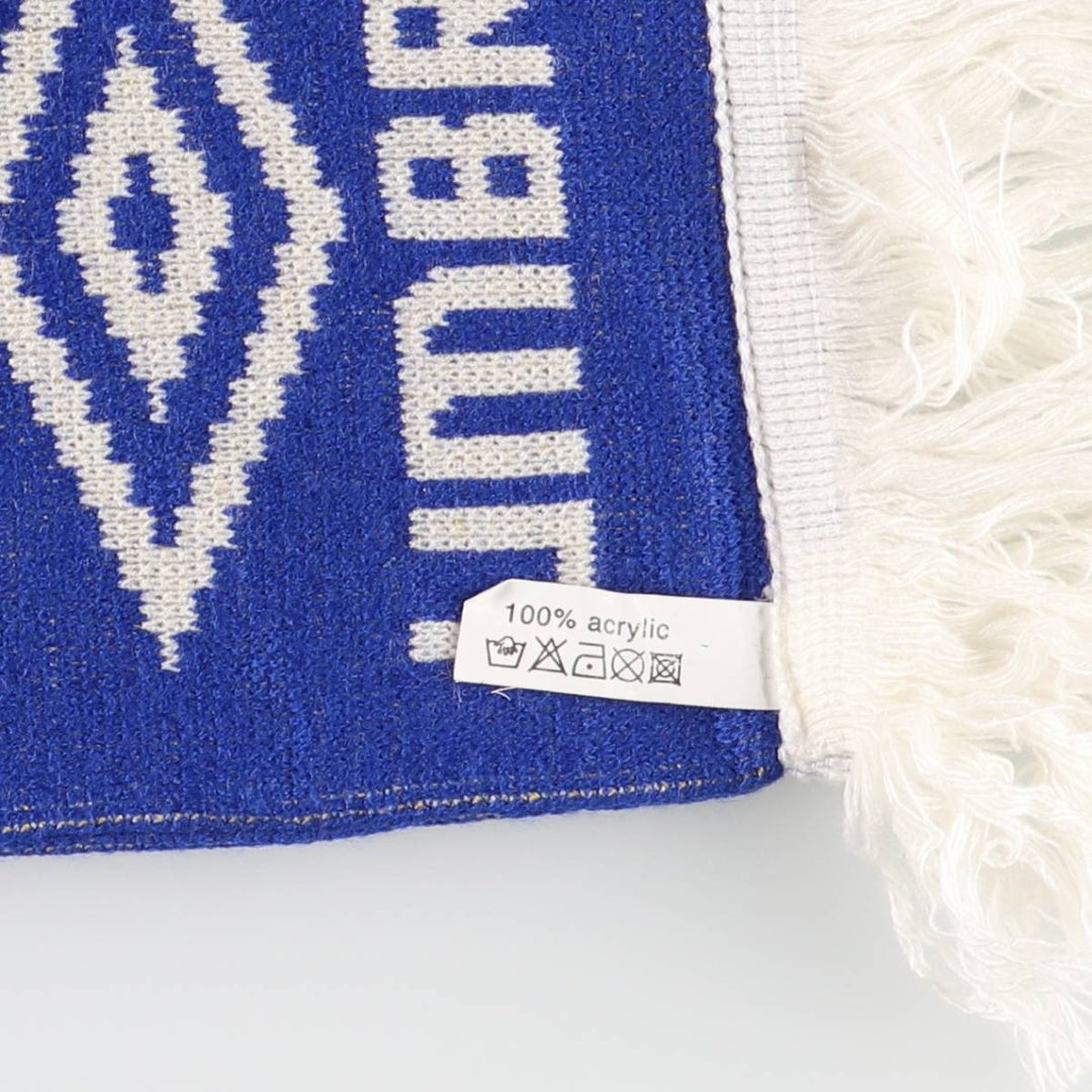UMBRO Acrylic Scarf acrylic red type Vintage Second Hand