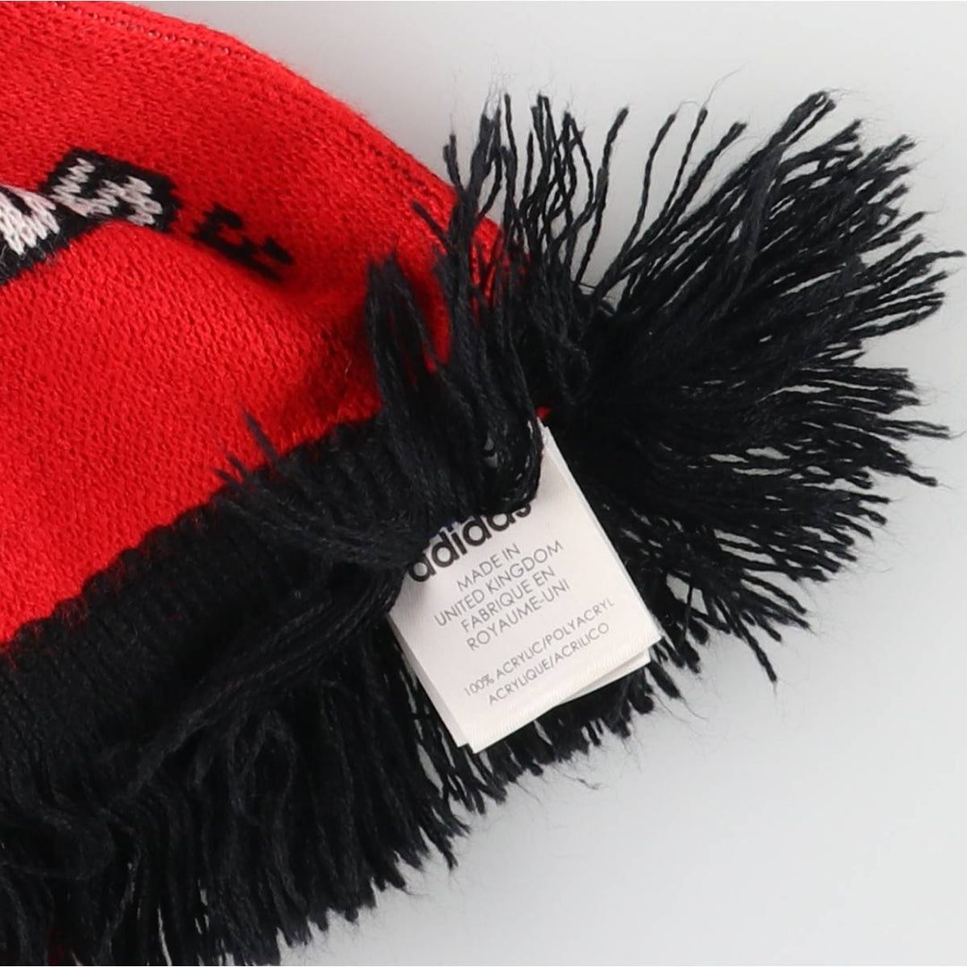 Adidas Super Rugby Crusaders acrylic scarf, made in the UK acrylic red type Vintage Second Hand