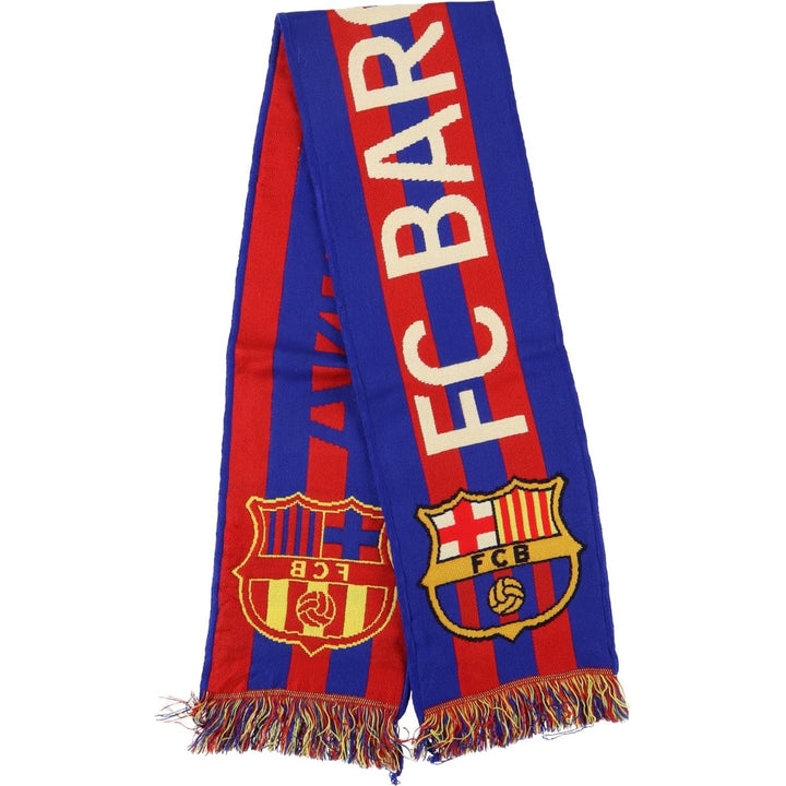 LA LIGA FC BARCELONA Soccer Acrylic Scarf acrylic blue type Vintage Second Hand