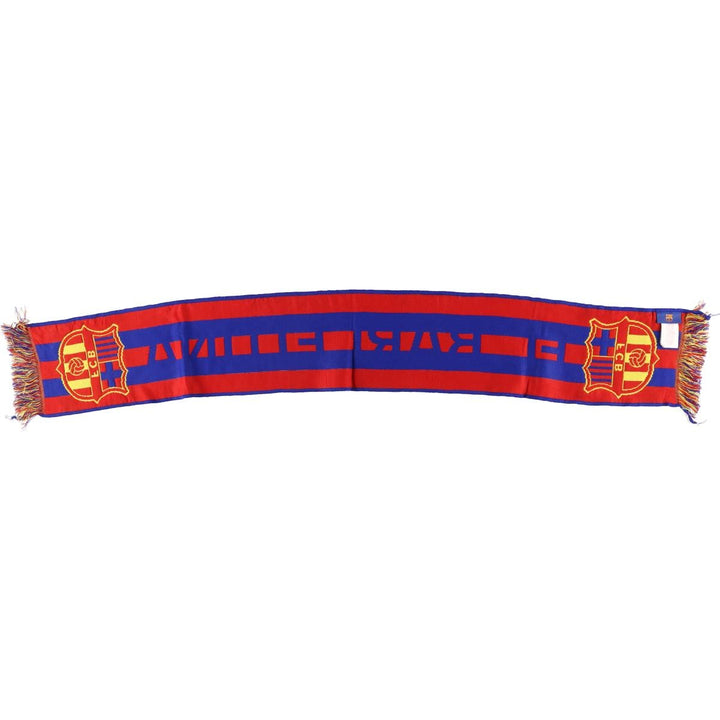 LA LIGA FC BARCELONA Soccer Acrylic Scarf acrylic blue type Vintage Second Hand