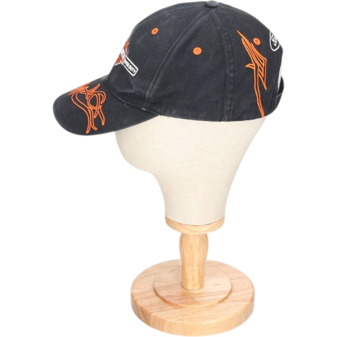 Harley-Davidson Baseball Cap Free Size unclear black type Vintage Second Hand