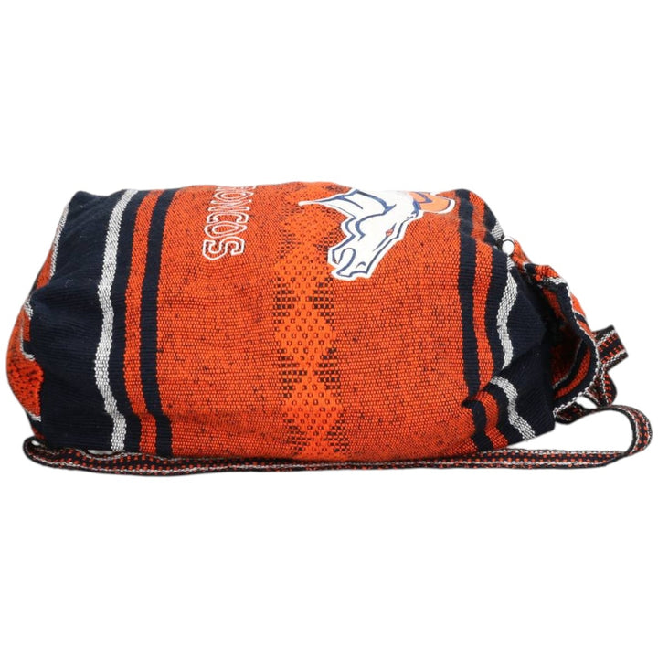NFL DENVER BRONCOS Denver Broncos Border Pattern Daypack Backpack unclear orange type Vintage Second Hand