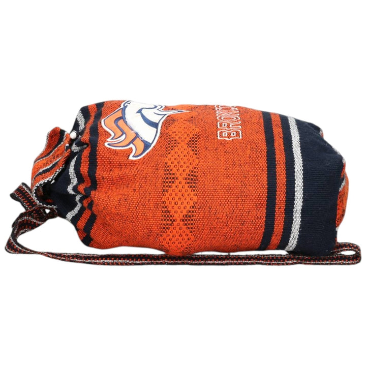 NFL DENVER BRONCOS Denver Broncos Border Pattern Daypack Backpack unclear orange type Vintage Second Hand