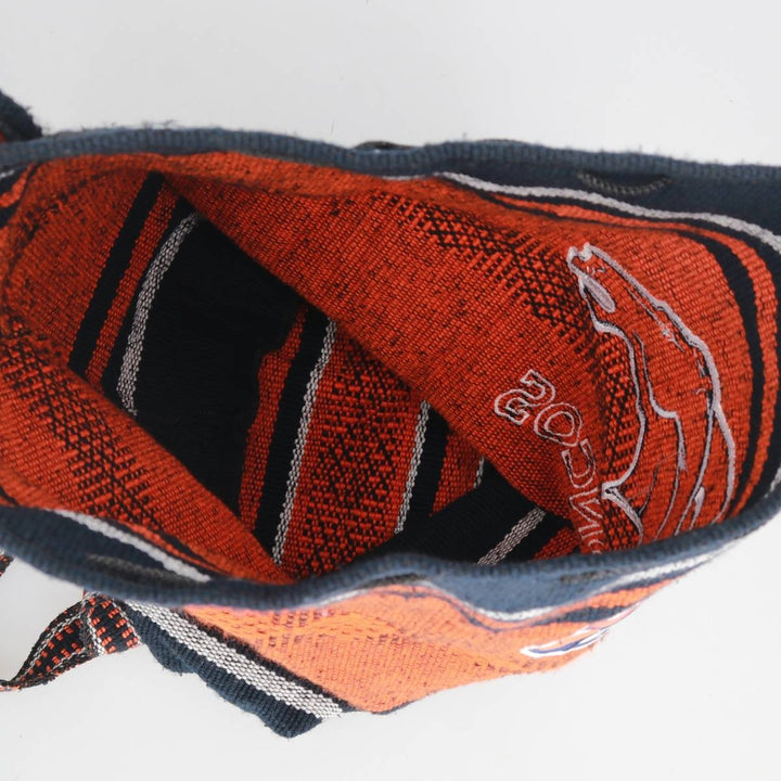 NFL DENVER BRONCOS Denver Broncos Border Pattern Daypack Backpack unclear orange type Vintage Second Hand