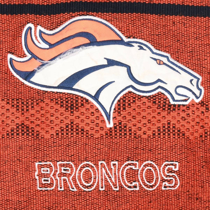 NFL DENVER BRONCOS Denver Broncos Border Pattern Daypack Backpack unclear orange type Vintage Second Hand