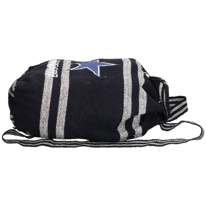 NFL DALLAS COWBOYS Dallas Cowboys Border Pattern Daypack Backpack unclear navy blue type Vintage Second Hand