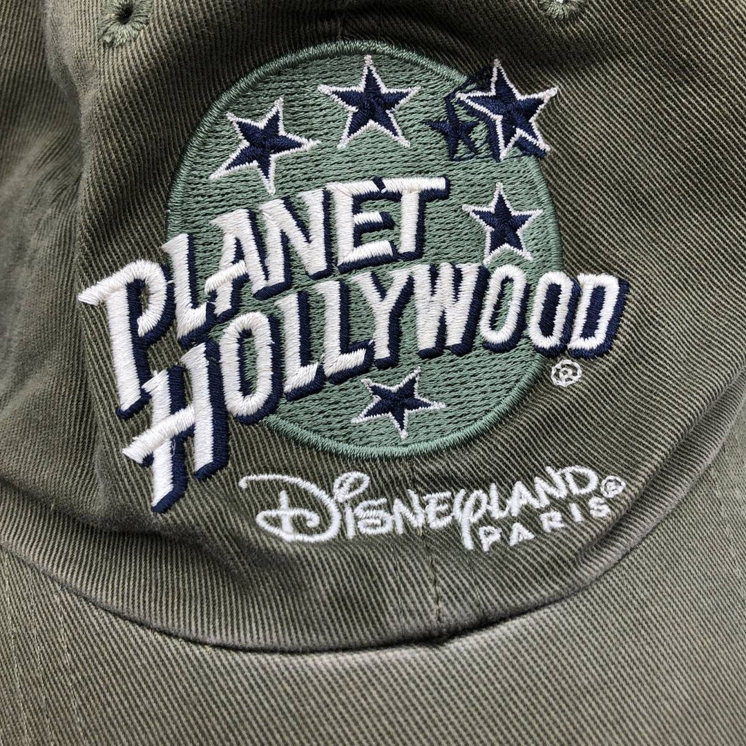 Vintage 90'S Planet Hollywood 6-Panel Baseball Cap, One Size Fits All unclear Khaki type Vintage Second Hand
