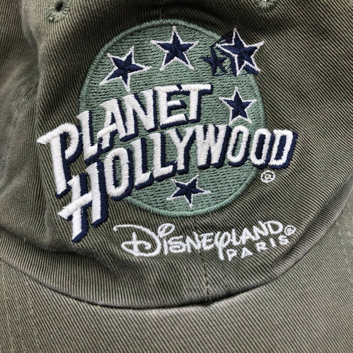 Vintage 90'S Planet Hollywood 6-Panel Baseball Cap, One Size Fits All unclear Khaki type Vintage Second Hand