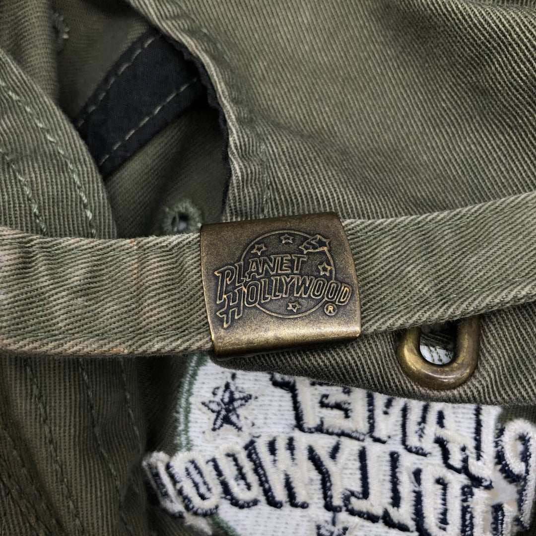 Vintage 90'S Planet Hollywood 6-Panel Baseball Cap, One Size Fits All unclear Khaki type Vintage Second Hand