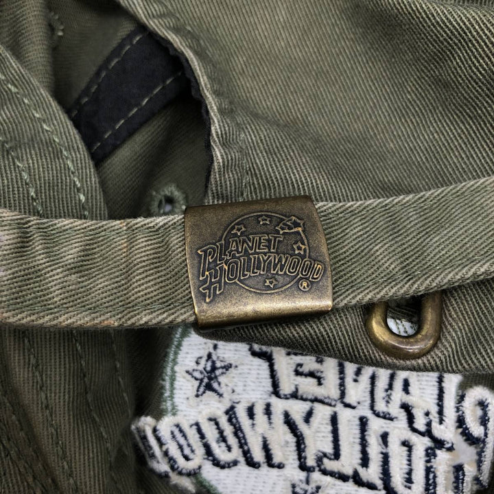 Vintage 90'S Planet Hollywood 6-Panel Baseball Cap, One Size Fits All unclear Khaki type Vintage Second Hand