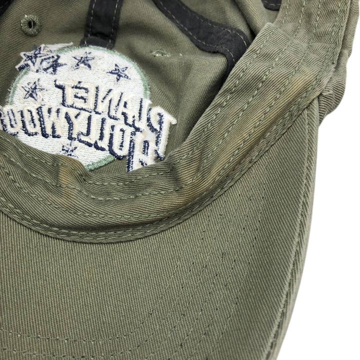 Vintage 90'S Planet Hollywood 6-Panel Baseball Cap, One Size Fits All unclear Khaki type Vintage Second Hand