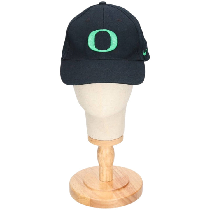 2000'S Nike Team College Oregon University Baseball Cap, One Size Fits Most acrylic black type Vintage Second Hand