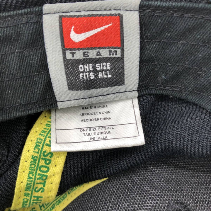 2000'S Nike Team College Oregon University Baseball Cap, One Size Fits Most acrylic black type Vintage Second Hand