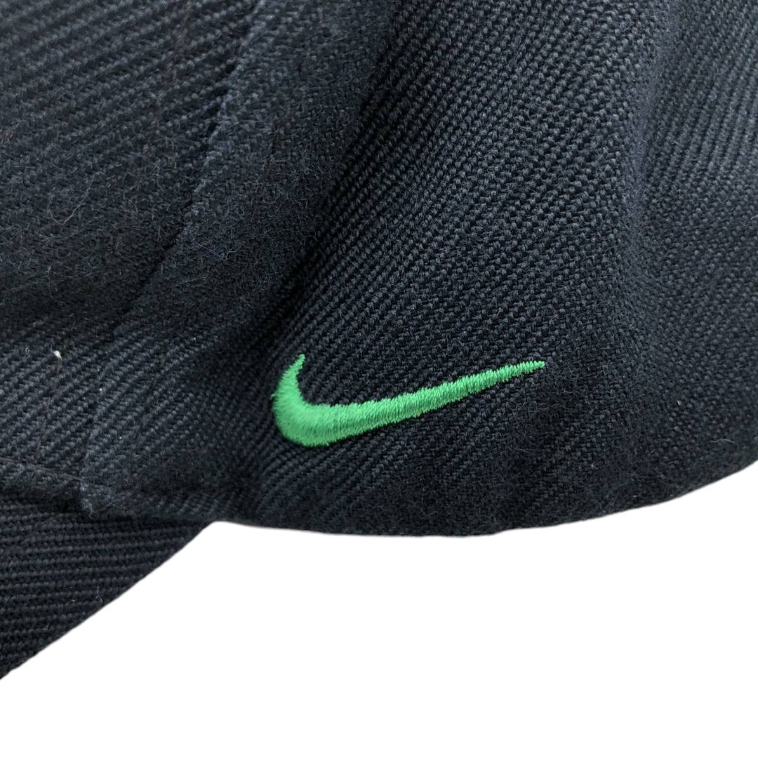 2000'S Nike Team College Oregon University Baseball Cap, One Size Fits Most acrylic black type Vintage Second Hand