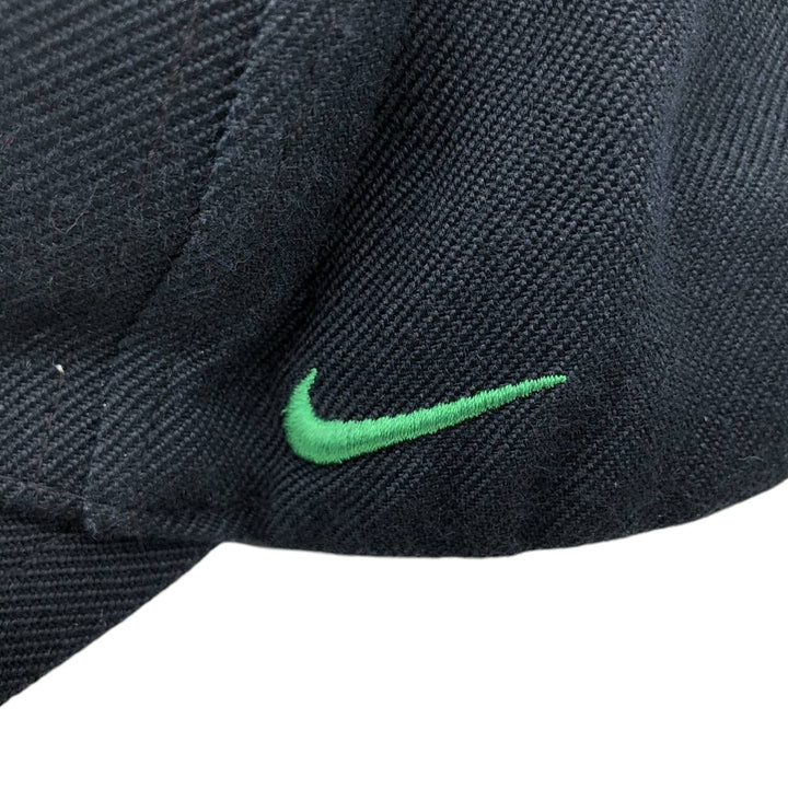 2000'S Nike Team College Oregon University Baseball Cap, One Size Fits Most acrylic black type Vintage Second Hand
