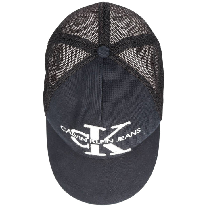 Calvin Klein Jeans Mesh Cap, Free Size cotton black type Vintage Second Hand