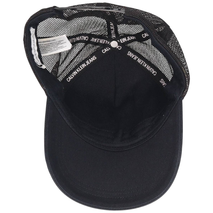 Calvin Klein Jeans Mesh Cap, Free Size cotton black type Vintage Second Hand