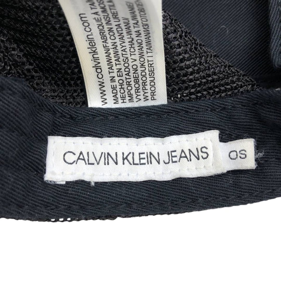 Calvin Klein Jeans Mesh Cap, Free Size cotton black type Vintage Second Hand