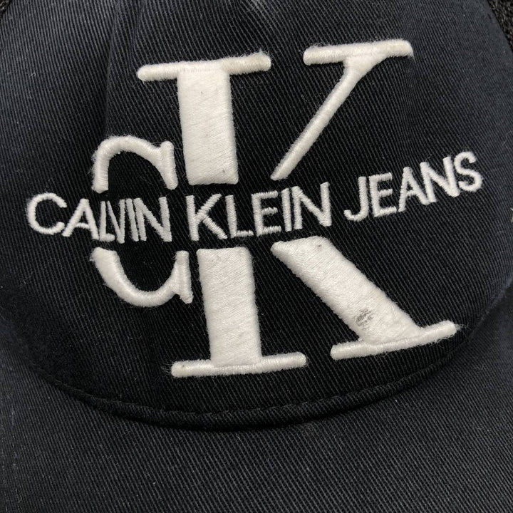 Calvin Klein Jeans Mesh Cap, Free Size cotton black type Vintage Second Hand