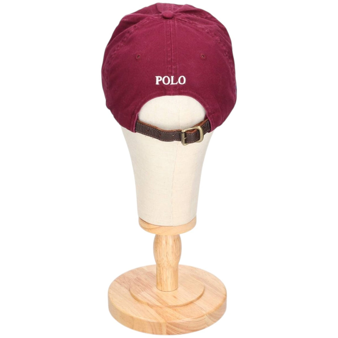 Ralph Lauren POLO RALPH LAUREN Big Pony Two-Tone Baseball Cap, One Size Fits Most unclear burgundy type Vintage Second Hand