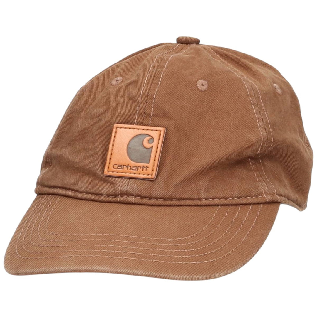 Carhartt 6-Panel Baseball Cap, One Size Fits Most cotton brown type Vintage Second Hand