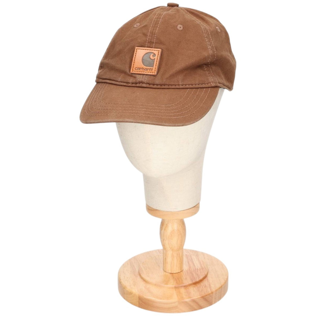 Carhartt 6-Panel Baseball Cap, One Size Fits Most cotton brown type Vintage Second Hand