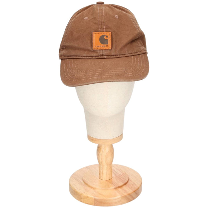 Carhartt 6-Panel Baseball Cap, One Size Fits Most cotton brown type Vintage Second Hand