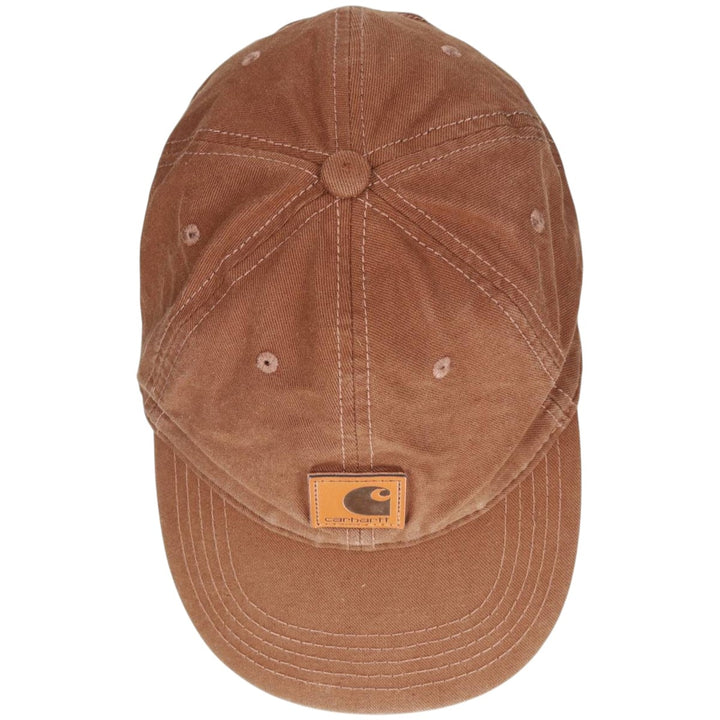 Carhartt 6-Panel Baseball Cap, One Size Fits Most cotton brown type Vintage Second Hand